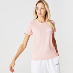 Женская футболка Lacoste Slim Fit из органического хлопка