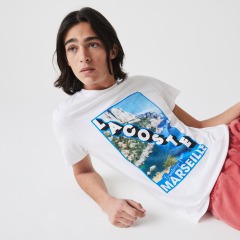 Мужская футболка Lacoste с круглым вырезом