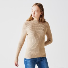 Женский облегающий свитер Lacoste