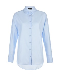 Голубая классическая блуза Dan Maralex