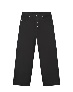 Черные джинсы с застежкой на пуговицы MM6 Maison Margiela детские