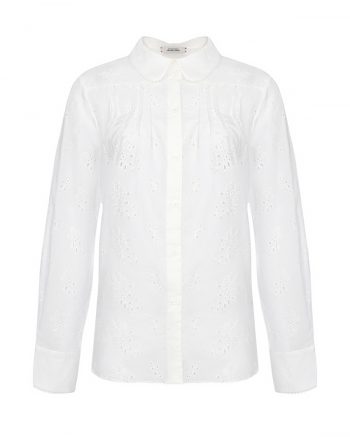 Блуза с шитьем, белая Dorothee Schumacher