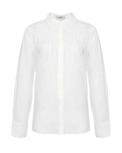 Блуза с шитьем, белая Dorothee Schumacher