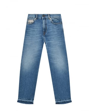 Выбеленные джинсы, синие No. 21