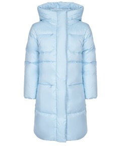 Голубое стеганое пальто-пуховик Poivre Blanc детское