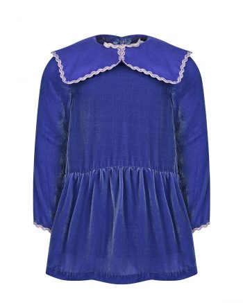 Бархатное платье фиолетового цвета Eirene детское