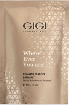 GiGi Соль для ванн с минералами мёртвого моря Where Ever You Are, 100 г (GiGi, Out Serials)