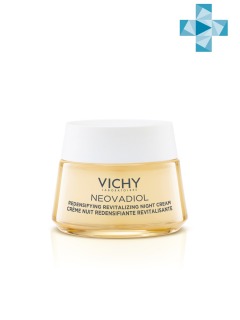 Vichy Уплотняющий охлаждающий ночной крем для кожи в период пред-менопаузы, 50 мл (Vichy, Neovadiol)
