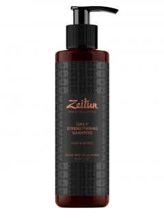 Zeitun Укрепляющий шампунь с имбирем и черным тмином для волос и бороды, 250 мл (Zeitun, Men's Collection)