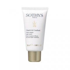 Sothys Легкий крем Clarte & Comfort для чувствительной кожи и кожи с куперозом, 50 мл (Sothys, Clarte & Comfort)
