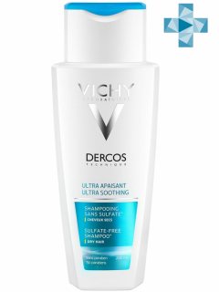 Vichy Успокаивающий шампунь-уход для сухих волос, 200 мл (Vichy, Dercos)