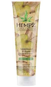 Hempz Скраб для тела Sandalwood & Apple Herbal Body Scrub, 265 мл (Hempz, Сандал и яблоко)