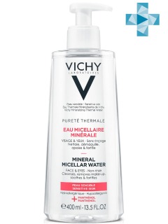 Vichy Мицеллярная вода с минералами для очищения чувствительной кожи, 400 мл (Vichy, Purete Thermal)