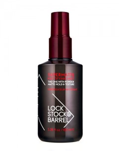 Lock Stock & Barrel Спрей для объема волос и небрежных укладок SuperMatte mattifyng mist, 100 мл (Lock Stock & Barrel, Стайлинг)