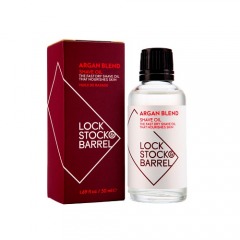 Lock Stock & Barrel Универсальное аргановое масло для бритья и ухода за бородой Argan Blend Shave Oil, 50 мл (Lock Stock & Barrel, Уход за бородой и усами)