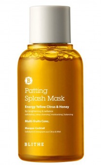 Blithe Сплэш-маска для сияния «Энергия цитрус и мед» Patting Splash Mask Energy Yellow Citrus & Honey, 70 мл (Blithe, Blithe уход за лицом)