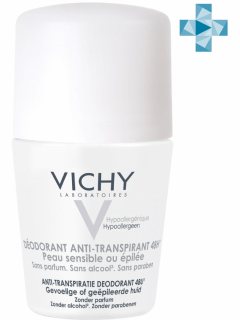 Vichy Дезодорант-шарик для очень чувствительной кожи 48 часов, 50 мл (Vichy, Deodorant)