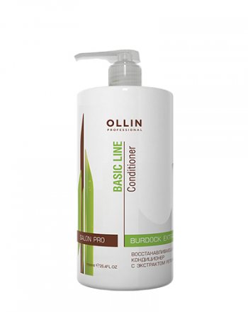 Ollin Professional Восстанавливающий кондиционер с экстрактом репейника, 750 мл (Ollin Professional, Basic Line)