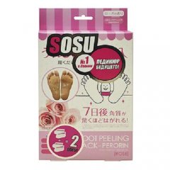 Sosu Носочки для педикюра Sosu с ароматом розы 2 пары (Sosu)