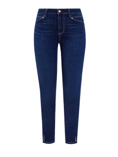 Высокие джинсы Hoxton Ankle из эластичного денима
