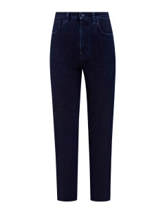 Окрашенные вручную джинсы с вышивкой на поясе