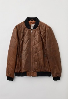 Куртка кожаная утепленная Giorgio Di Mare