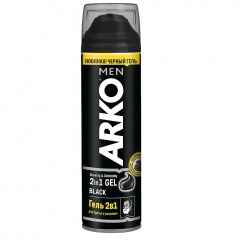 ARKO Черный гель 2в1 для бритья и умывания Black