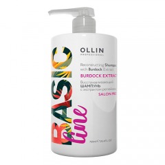 OLLIN PROFESSIONAL Восстанавливающий шампунь с экстрактом репейника OLLIN BASIC LINE